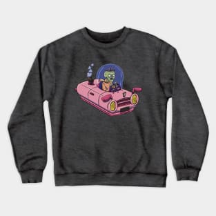 Intergalactic traffic jam Crewneck Sweatshirt